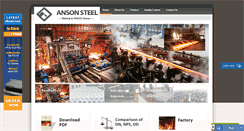 Desktop Screenshot of ansonpipes.com